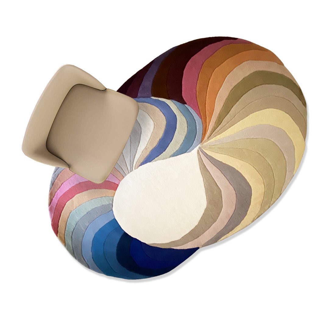 Swirl Rug – Needle Projects Homes